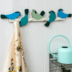 Rex London Wooden wall hanger - Garden Bird Discount