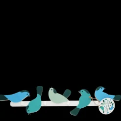 Rex London Wooden wall hanger - Garden Bird Discount