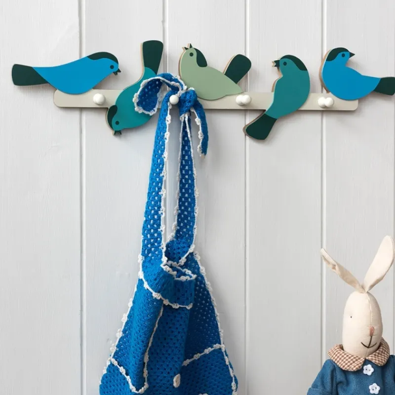 Rex London Wooden wall hanger - Garden Bird Discount