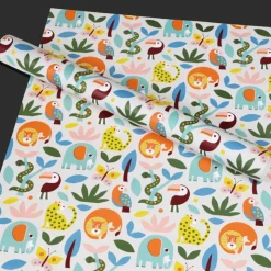Rex London Wrapping paper (5 sheets) - Wild Wonders Best