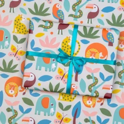 Rex London Wrapping paper (5 sheets) - Wild Wonders Best