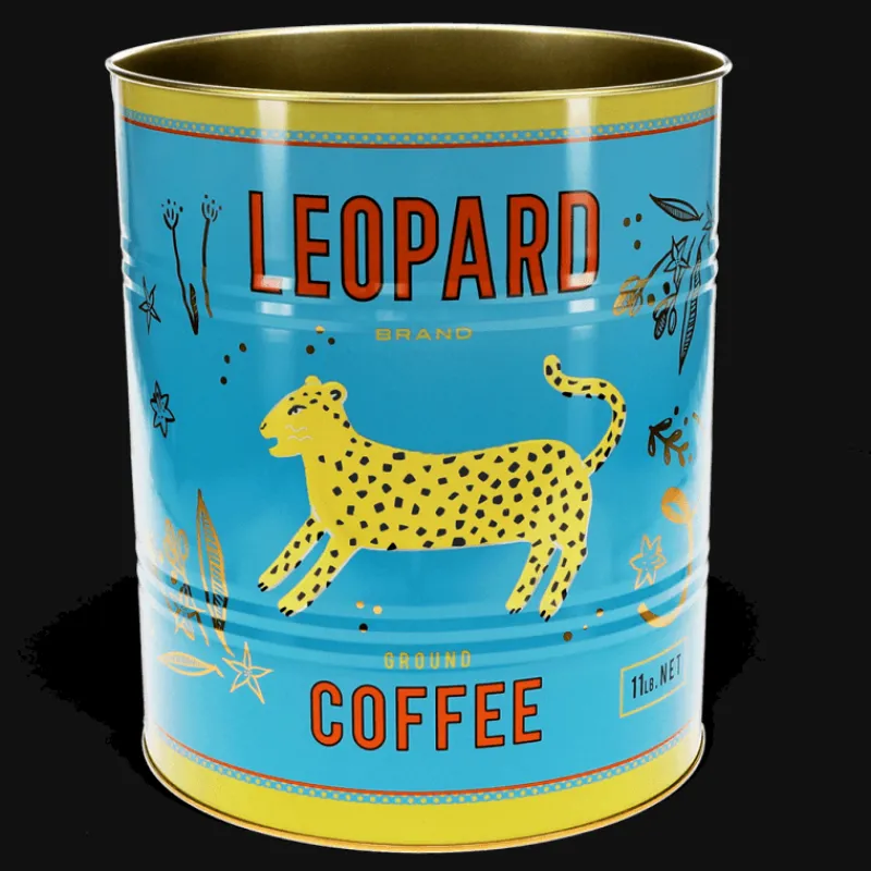 Rex London XL storage tins (set of 2) - Leopard Online
