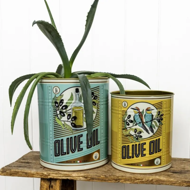Rex London XL storage tins (set of 2) - Olive Oil Online