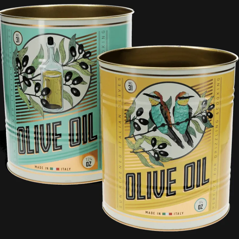 Rex London XL storage tins (set of 2) - Olive Oil Online